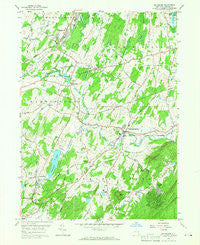 Maybrook New York Historical topographic map, 1:24000 scale, 7.5 X 7.5 Minute, Year 1957