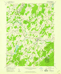 Maybrook New York Historical topographic map, 1:24000 scale, 7.5 X 7.5 Minute, Year 1957
