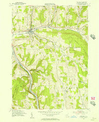 Mc Graw New York Historical topographic map, 1:24000 scale, 7.5 X 7.5 Minute, Year 1955