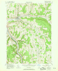 Mc Graw New York Historical topographic map, 1:24000 scale, 7.5 X 7.5 Minute, Year 1955