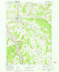 Mc Graw New York Historical topographic map, 1:24000 scale, 7.5 X 7.5 Minute, Year 1955