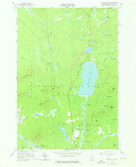 Meacham Lake New York Historical topographic map, 1:24000 scale, 7.5 X 7.5 Minute, Year 1964