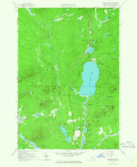 Meacham Lake New York Historical topographic map, 1:24000 scale, 7.5 X 7.5 Minute, Year 1964