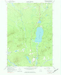 Meacham Lake New York Historical topographic map, 1:24000 scale, 7.5 X 7.5 Minute, Year 1964