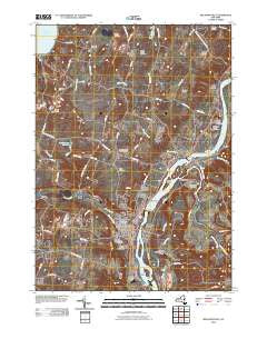 Mechanicville New York Historical topographic map, 1:24000 scale, 7.5 X 7.5 Minute, Year 2010