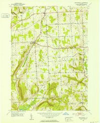 Mecklenburg New York Historical topographic map, 1:24000 scale, 7.5 X 7.5 Minute, Year 1950