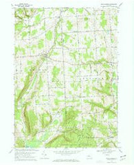 Mecklenburg New York Historical topographic map, 1:24000 scale, 7.5 X 7.5 Minute, Year 1969