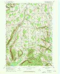 Mecklenburg New York Historical topographic map, 1:24000 scale, 7.5 X 7.5 Minute, Year 1969