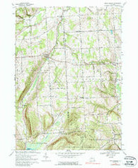 Mecklenburg New York Historical topographic map, 1:24000 scale, 7.5 X 7.5 Minute, Year 1969