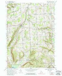 Mecklenburg New York Historical topographic map, 1:24000 scale, 7.5 X 7.5 Minute, Year 1969