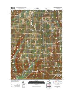 Mecklenburg New York Historical topographic map, 1:24000 scale, 7.5 X 7.5 Minute, Year 2013