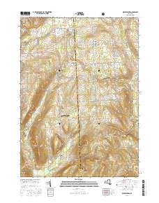 Mecklenburg New York Current topographic map, 1:24000 scale, 7.5 X 7.5 Minute, Year 2016