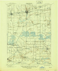 Medina New York Historical topographic map, 1:62500 scale, 15 X 15 Minute, Year 1897