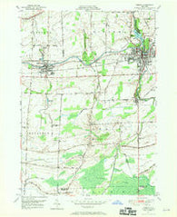 Medina New York Historical topographic map, 1:24000 scale, 7.5 X 7.5 Minute, Year 1949