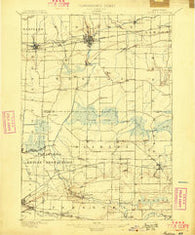 Medina New York Historical topographic map, 1:62500 scale, 15 X 15 Minute, Year 1897