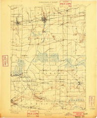 Medina New York Historical topographic map, 1:62500 scale, 15 X 15 Minute, Year 1897