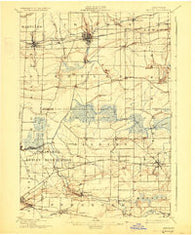 Medina New York Historical topographic map, 1:62500 scale, 15 X 15 Minute, Year 1897