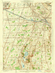 Mendon Ponds New York Historical topographic map, 1:24000 scale, 7.5 X 7.5 Minute, Year 1935