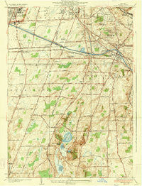 Mendon Ponds New York Historical topographic map, 1:24000 scale, 7.5 X 7.5 Minute, Year 1935
