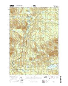 Meno New York Current topographic map, 1:24000 scale, 7.5 X 7.5 Minute, Year 2016
