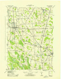 Mexico New York Historical topographic map, 1:31680 scale, 7.5 X 7.5 Minute, Year 1943
