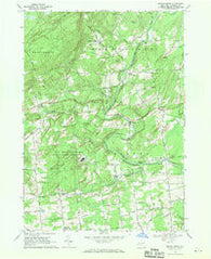 Middle Grove New York Historical topographic map, 1:24000 scale, 7.5 X 7.5 Minute, Year 1967