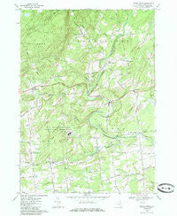 Middle Grove New York Historical topographic map, 1:24000 scale, 7.5 X 7.5 Minute, Year 1967