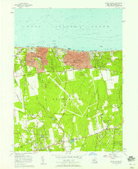 Middle Island New York Historical topographic map, 1:24000 scale, 7.5 X 7.5 Minute, Year 1956