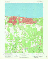 Middle Island New York Historical topographic map, 1:24000 scale, 7.5 X 7.5 Minute, Year 1967
