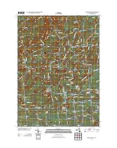 Middle Grove New York Historical topographic map, 1:24000 scale, 7.5 X 7.5 Minute, Year 2013