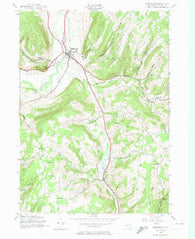 Middleburgh New York Historical topographic map, 1:24000 scale, 7.5 X 7.5 Minute, Year 1944