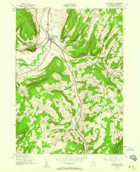 Middleburgh New York Historical topographic map, 1:24000 scale, 7.5 X 7.5 Minute, Year 1944