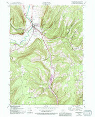 Middleburgh New York Historical topographic map, 1:24000 scale, 7.5 X 7.5 Minute, Year 1944