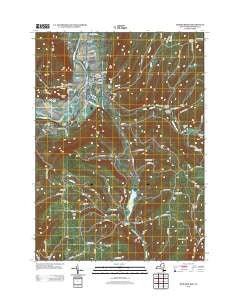 Middleburgh New York Historical topographic map, 1:24000 scale, 7.5 X 7.5 Minute, Year 2013
