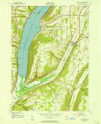 Middlesex New York Historical topographic map, 1:24000 scale, 7.5 X 7.5 Minute, Year 1942