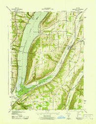 Middlesex New York Historical topographic map, 1:31680 scale, 7.5 X 7.5 Minute, Year 1942