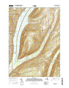 Middlesex New York Current topographic map, 1:24000 scale, 7.5 X 7.5 Minute, Year 2016