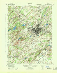 Middletown New York Historical topographic map, 1:31680 scale, 7.5 X 7.5 Minute, Year 1943