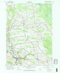 Middleville New York Historical topographic map, 1:24000 scale, 7.5 X 7.5 Minute, Year 1943