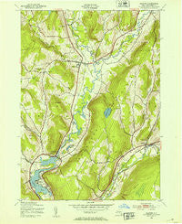 Milford New York Historical topographic map, 1:24000 scale, 7.5 X 7.5 Minute, Year 1943
