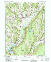 Milford New York Historical topographic map, 1:24000 scale, 7.5 X 7.5 Minute, Year 1943