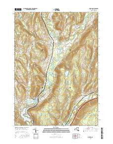 Milford New York Current topographic map, 1:24000 scale, 7.5 X 7.5 Minute, Year 2016