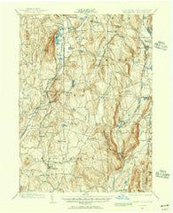 Millbrook New York Historical topographic map, 1:62500 scale, 15 X 15 Minute, Year 1899
