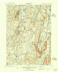Millbrook New York Historical topographic map, 1:62500 scale, 15 X 15 Minute, Year 1899