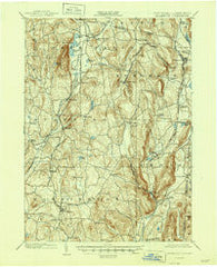 Millbrook New York Historical topographic map, 1:62500 scale, 15 X 15 Minute, Year 1902
