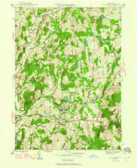 Millbrook New York Historical topographic map, 1:24000 scale, 7.5 X 7.5 Minute, Year 1947