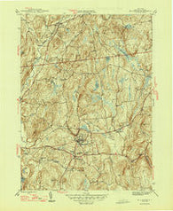 Millbrook New York Historical topographic map, 1:31680 scale, 7.5 X 7.5 Minute, Year 1947