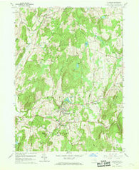 Millbrook New York Historical topographic map, 1:24000 scale, 7.5 X 7.5 Minute, Year 1960