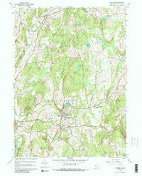 Millbrook New York Historical topographic map, 1:24000 scale, 7.5 X 7.5 Minute, Year 1960