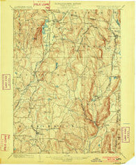 Millbrook New York Historical topographic map, 1:62500 scale, 15 X 15 Minute, Year 1902